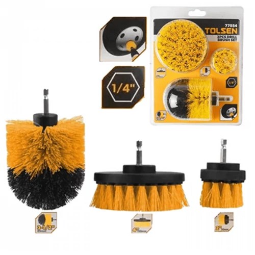 3PCS DRILL BRUSH SET Royal.Tools Kuwait