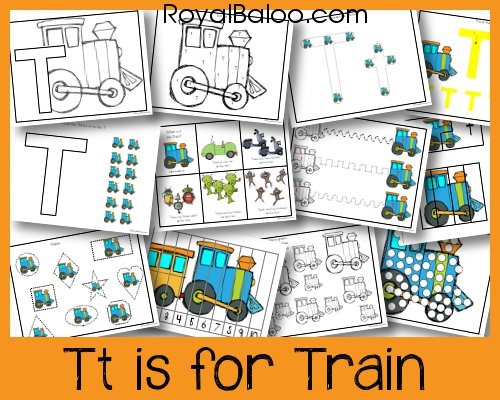 Tt is for TrainZoomin Moving ABCs Royal Baloo