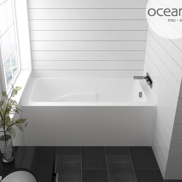 OCEANIA SUITE ALCOVE BATHTUB WITH INTEGRATED SKIRT