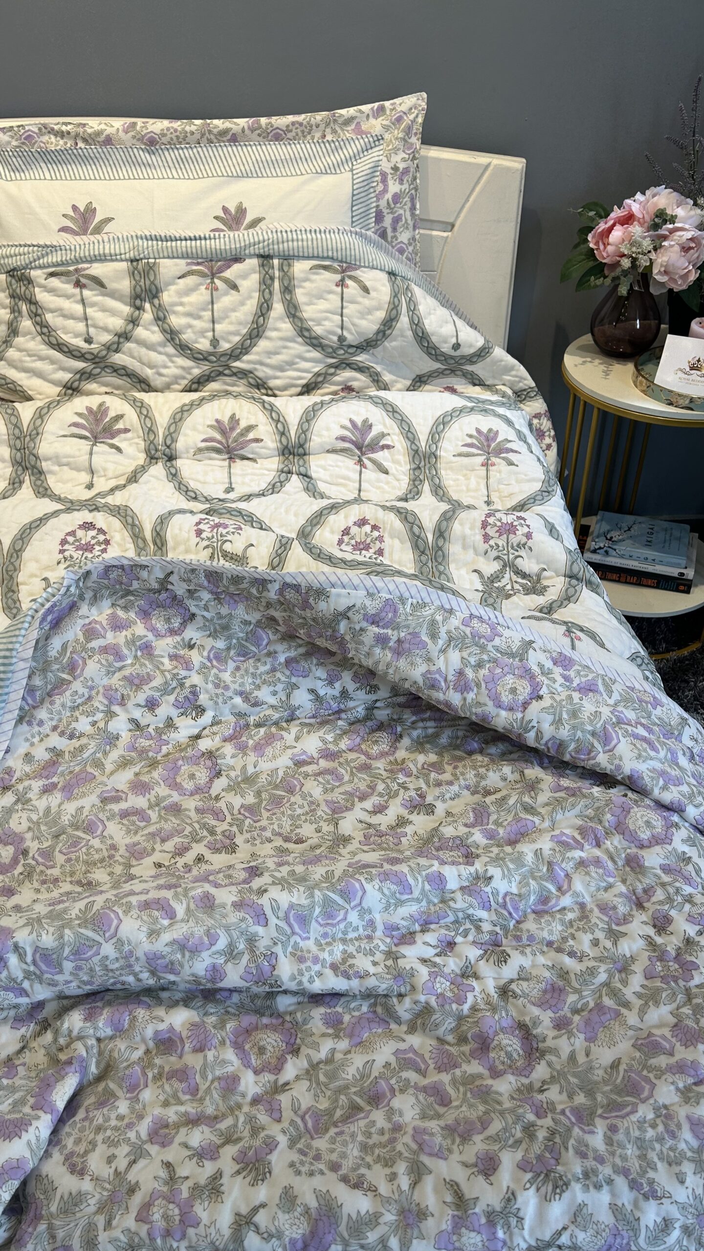 Lavender loop Comforter set Royal Bedding Heritage