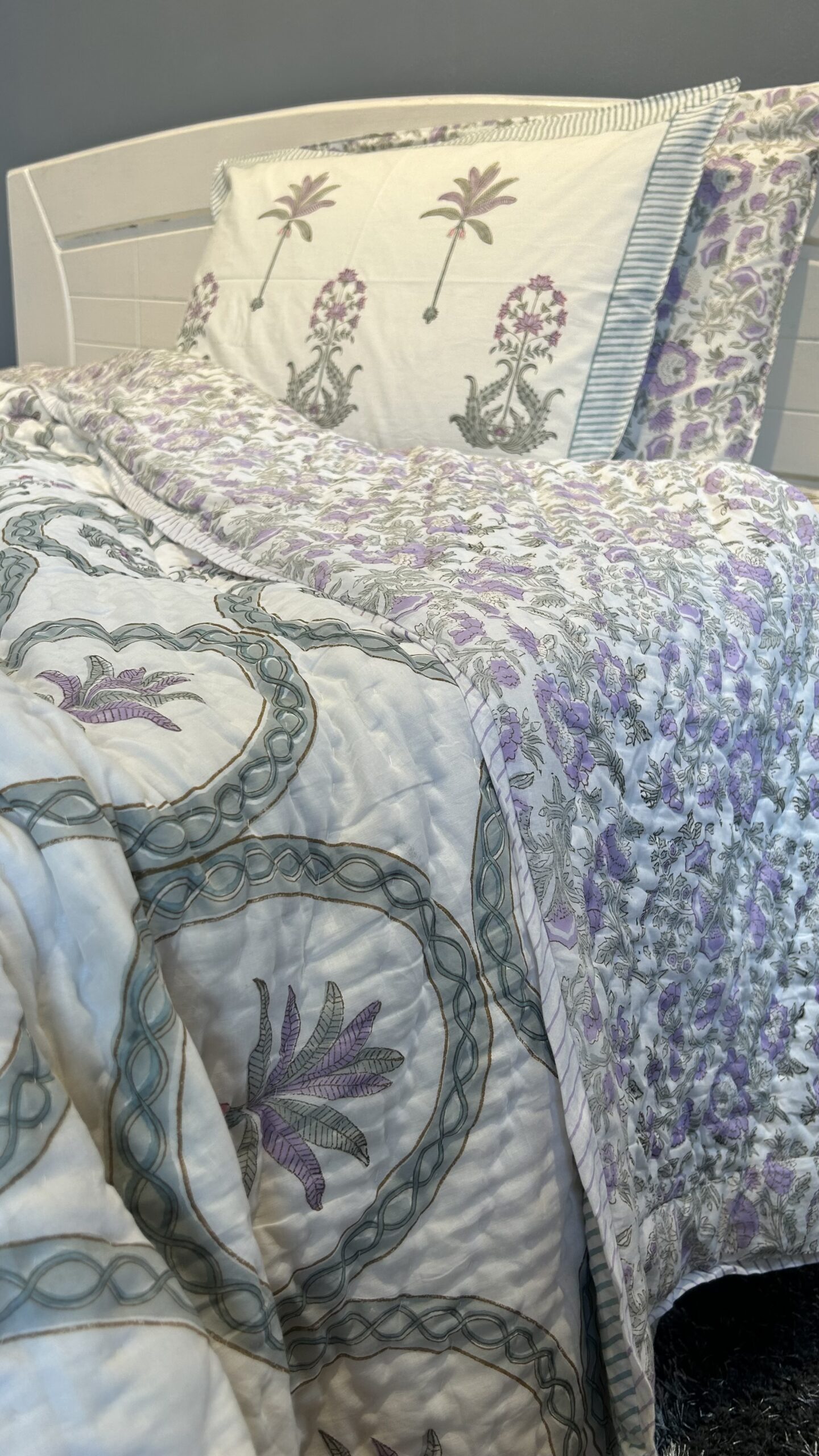 Lavender loop Comforter set Royal Bedding Heritage