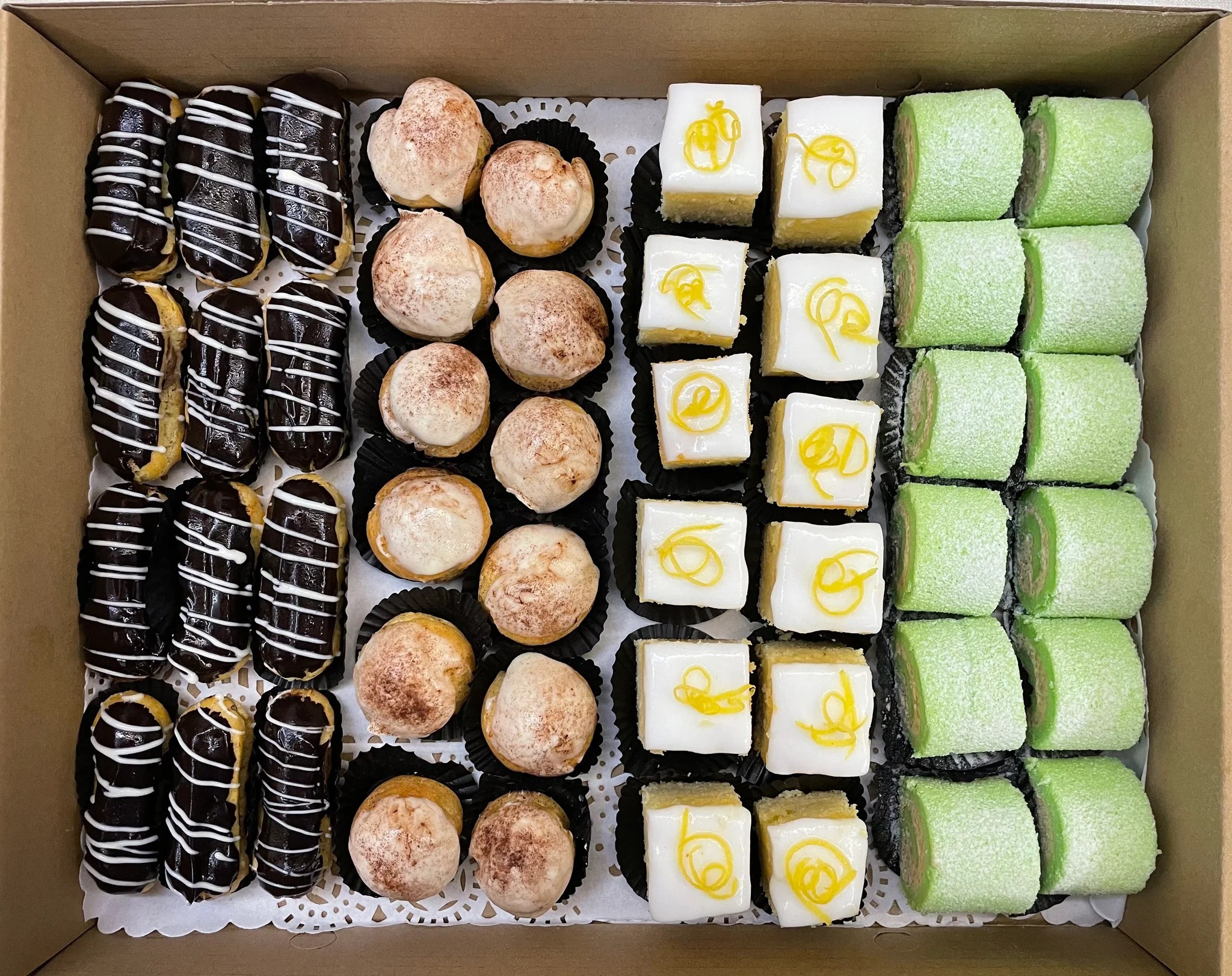 (SW02A) 22pc or 48pc Assorted Mini Pastries (Set B) Very popular