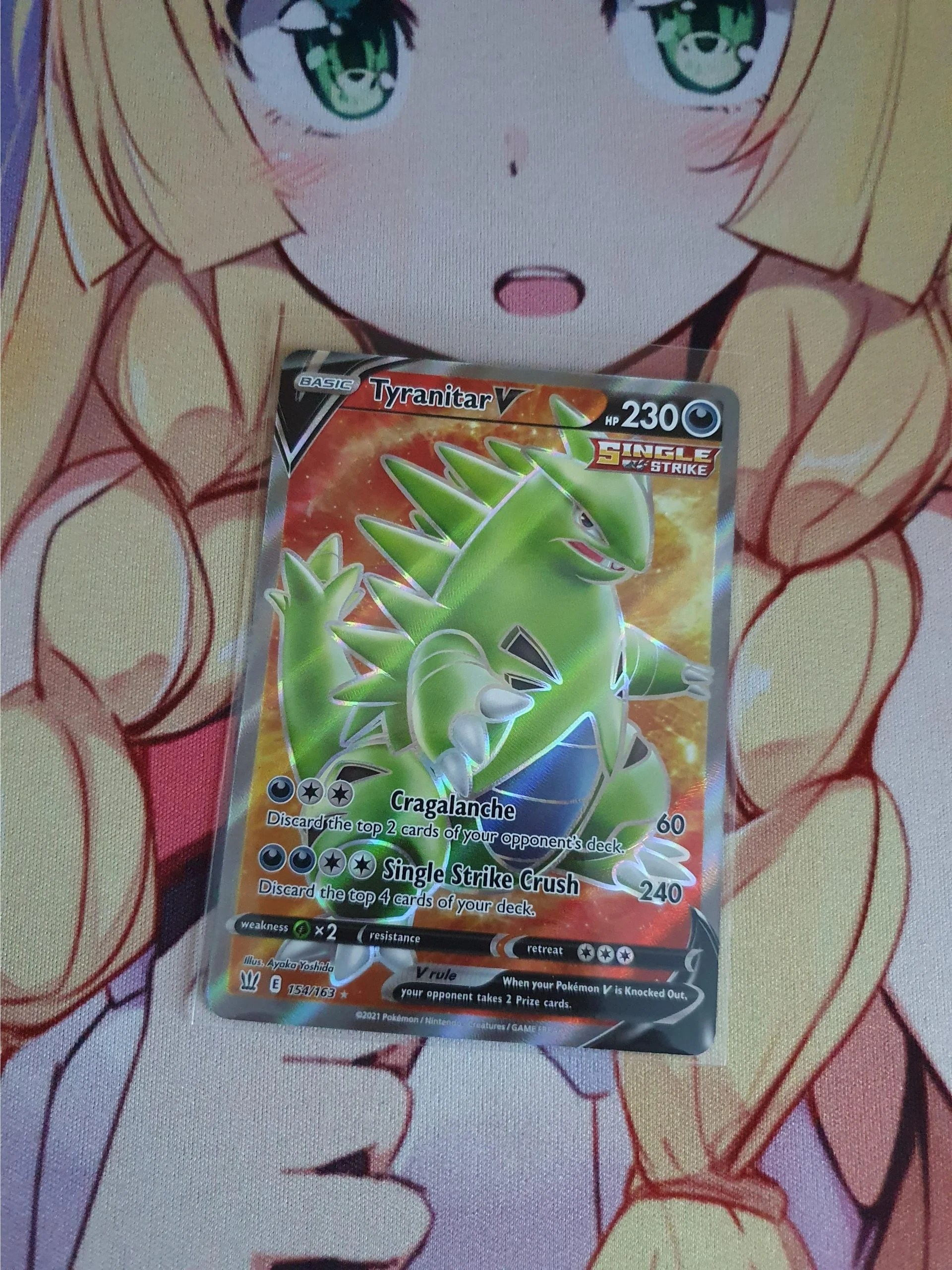 Pokemon Kaart Tyranitar V Ultra Rare 154/163 Battle Styles