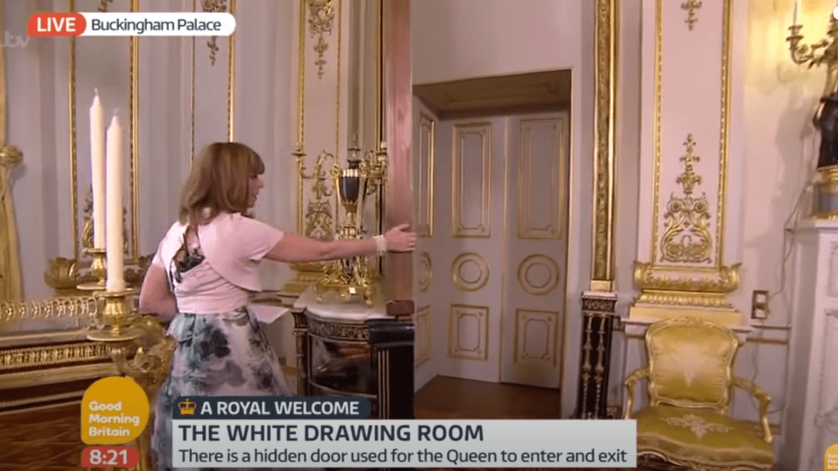 REVEALED The Queen’s secret passage in Buckingham Palace hidden behind
