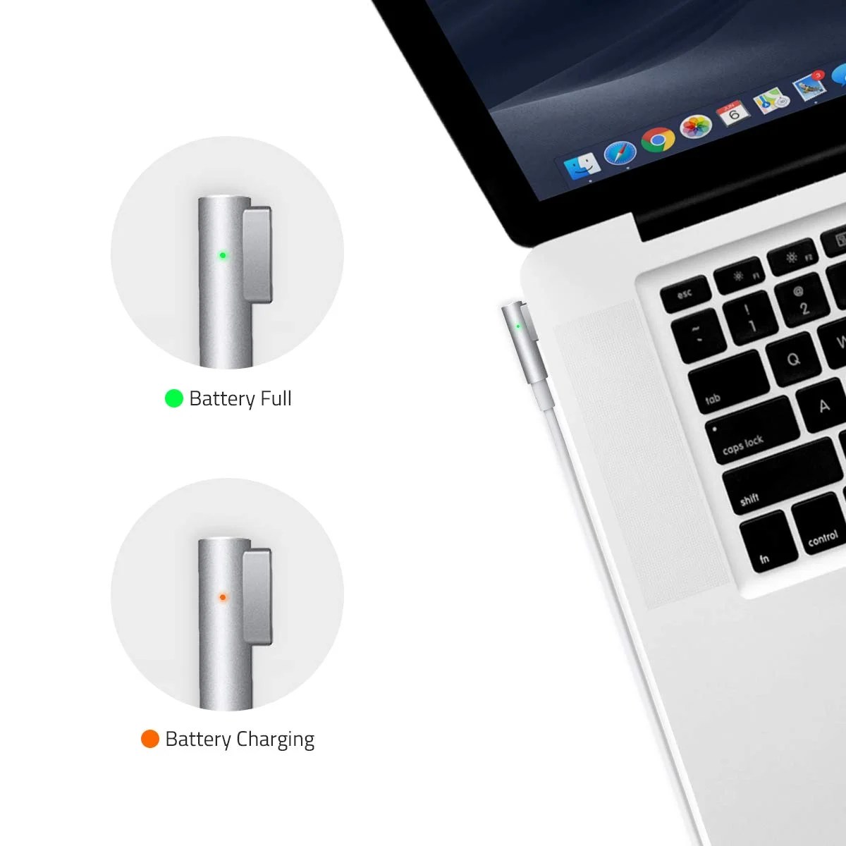 Fugen Apple MacBook Pro A1278, A1286 85W AC Power Adapter ( “L” Shape
