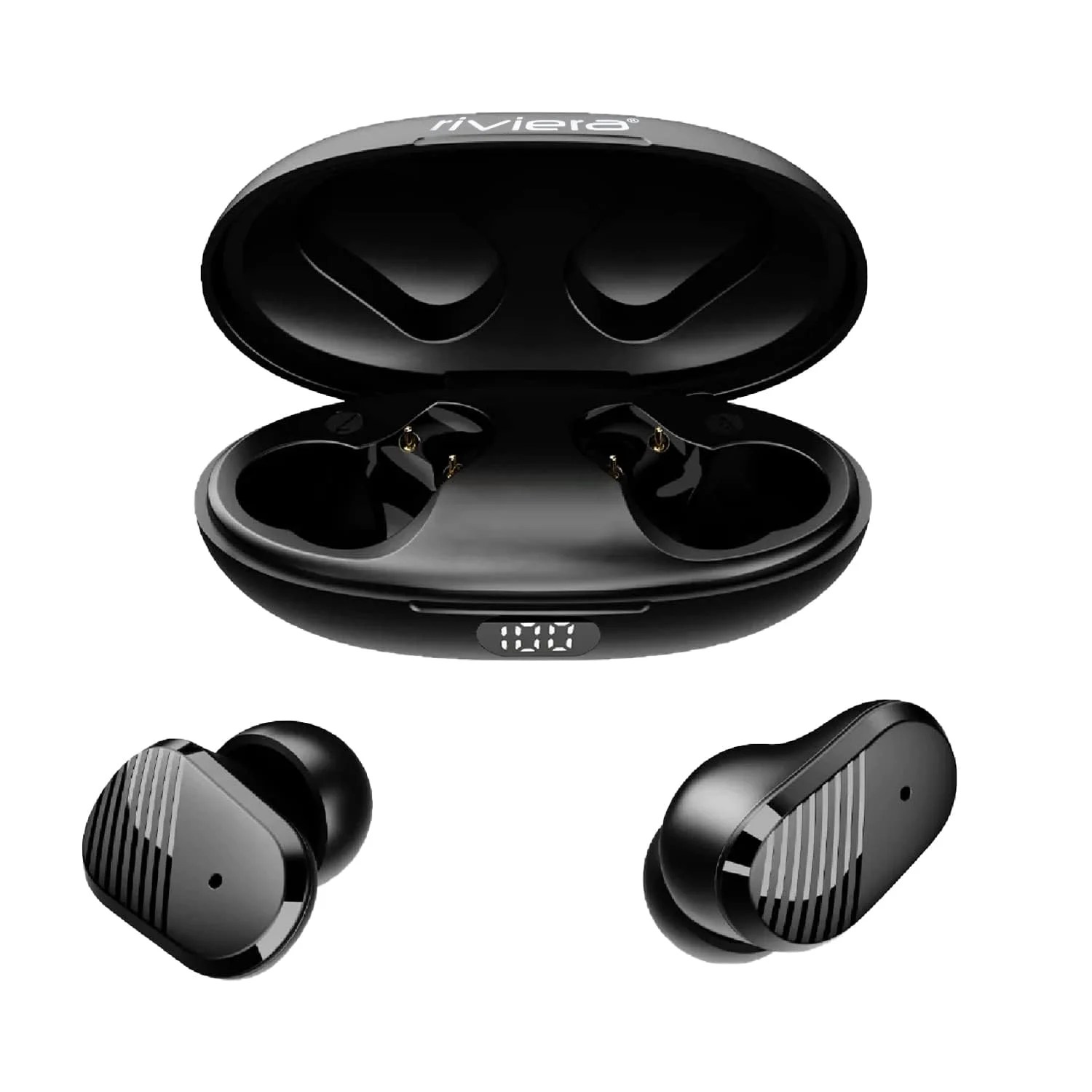Riviera Newly Launched R002 Wireless Smart Buds Bluetooth 5.1 Earbuds with 10hrs Upto Playback