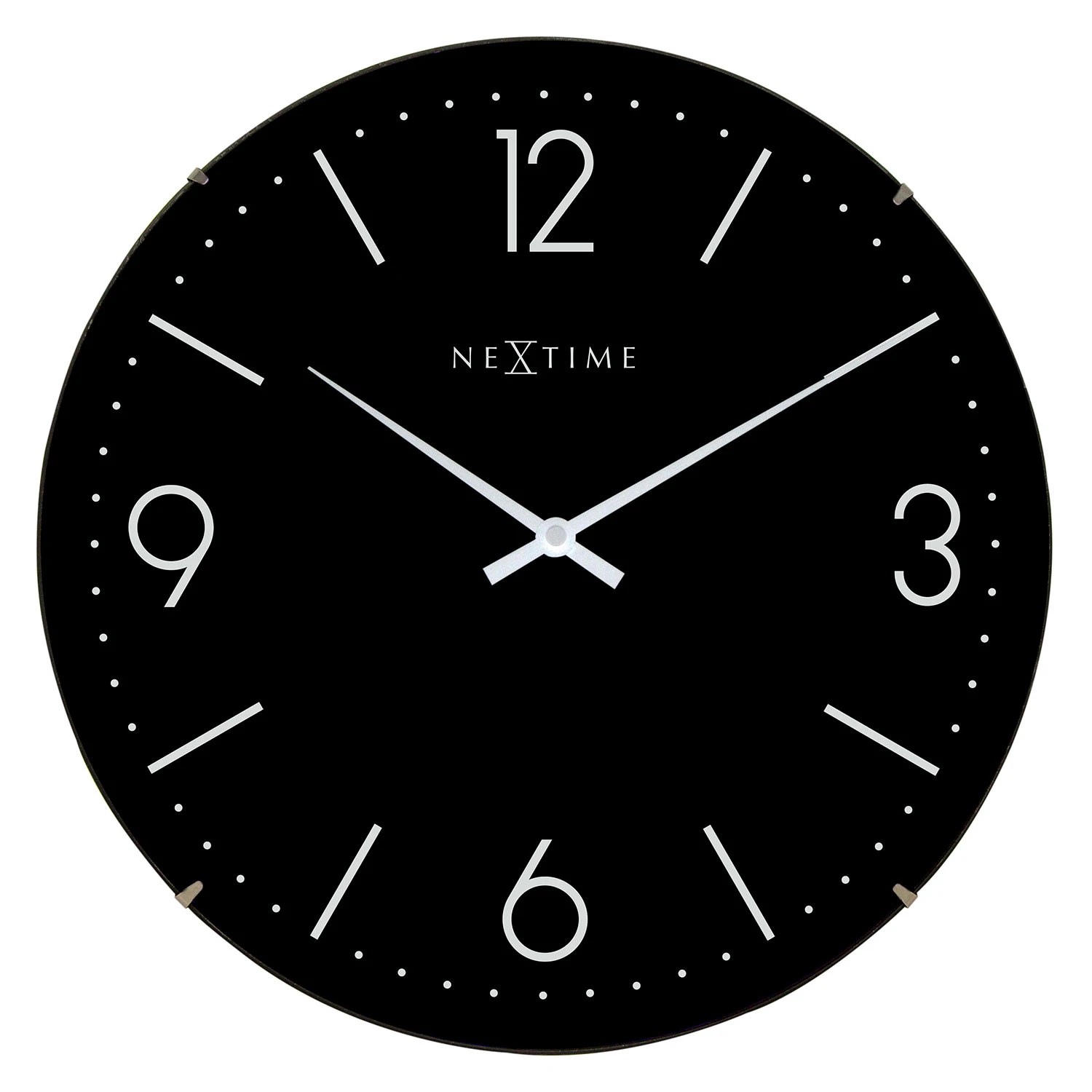 Basic Dome Wall Clock, Black NeXtime RoyalDesign