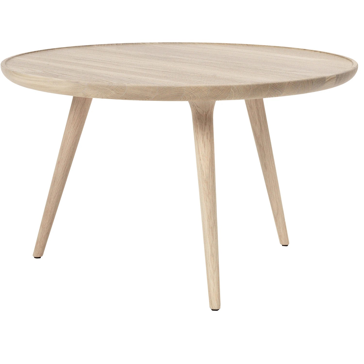 soffbord 70 cm Accent Coffee Table 70 Cm, Black Stained Oak - Mater @ Royaldesign