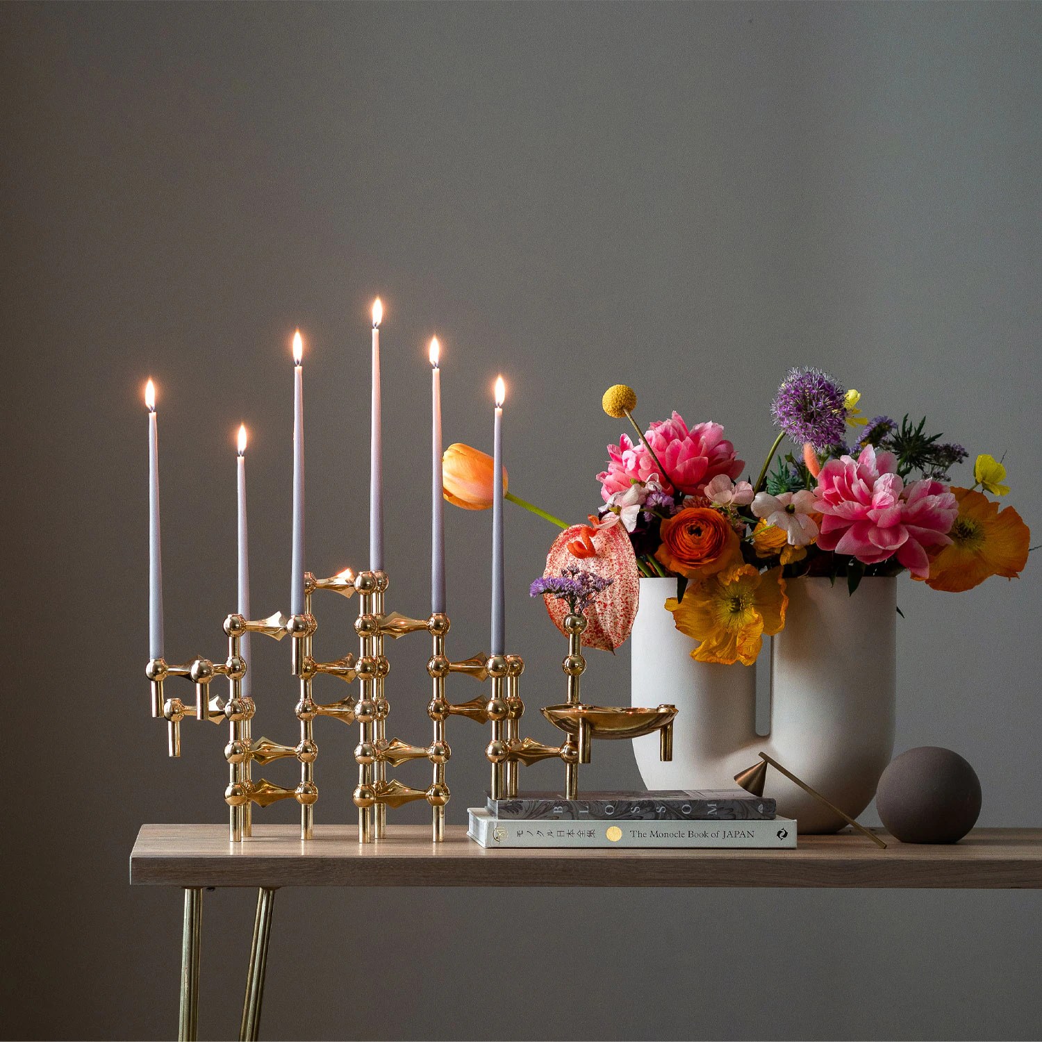 stoff ljus Candle By Ester&Erik 6-Pack, White - Stoff Nagel @ Royaldesign