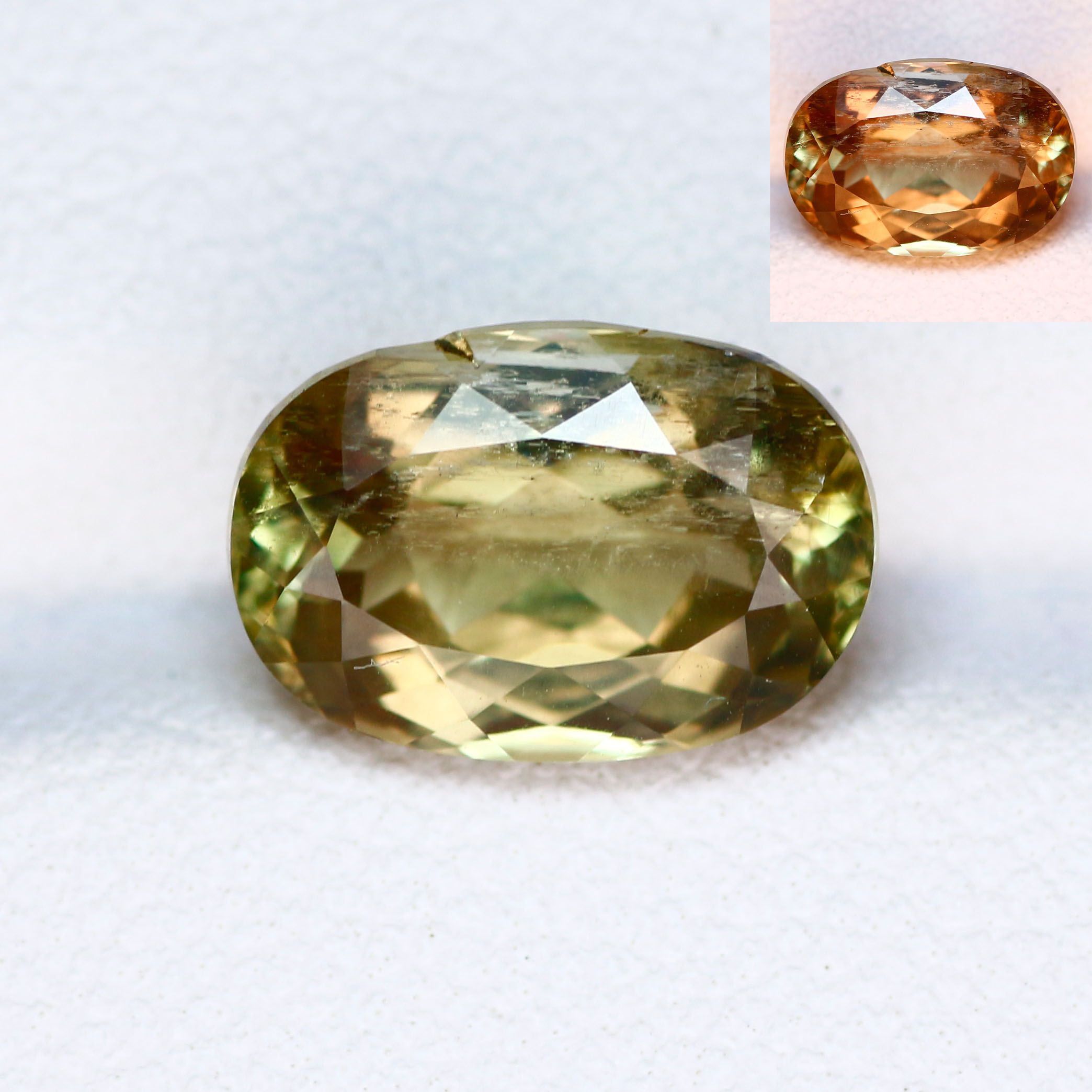 3.74Ct Phenomenal Oval Cut 11 x 7 mm AAA Color Change Turkish Diaspore eBay