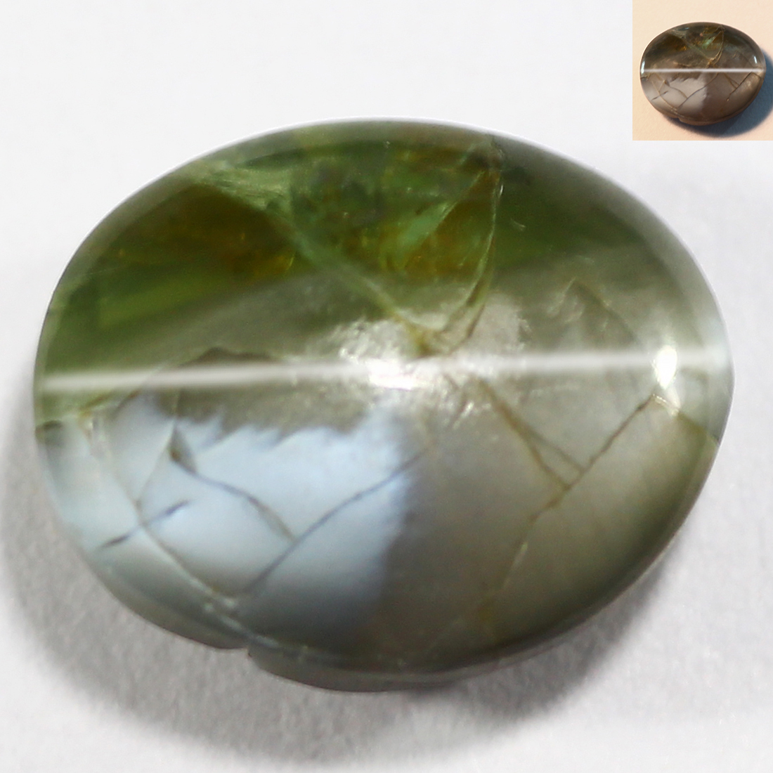 1.86 Ct Rare Oval Cut 8 x 7 mm Genuine Color Change Alexandrite Cat's Eye eBay