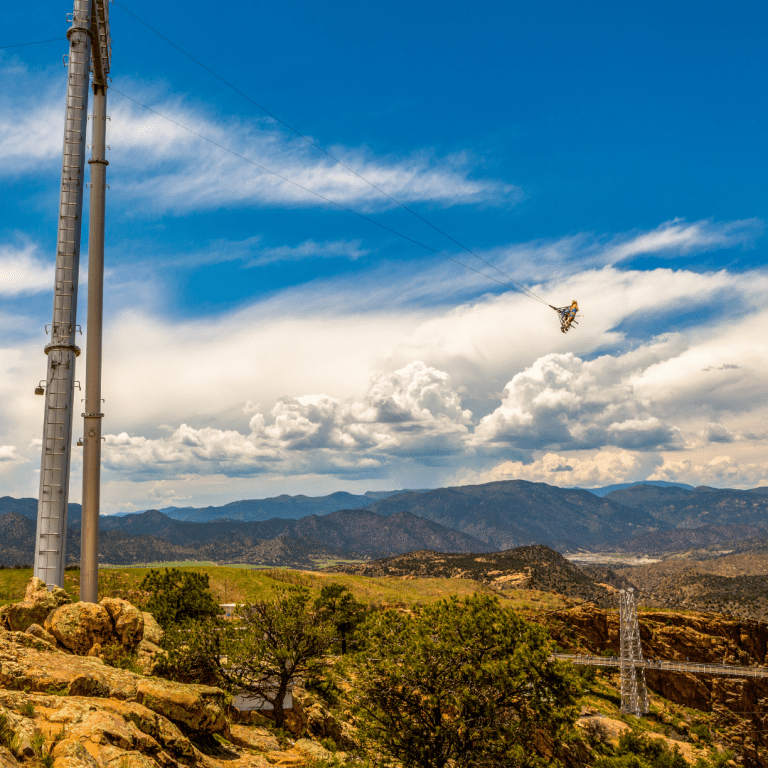 Theme Park Attractions in Colorado Royal Rush Skycoaster