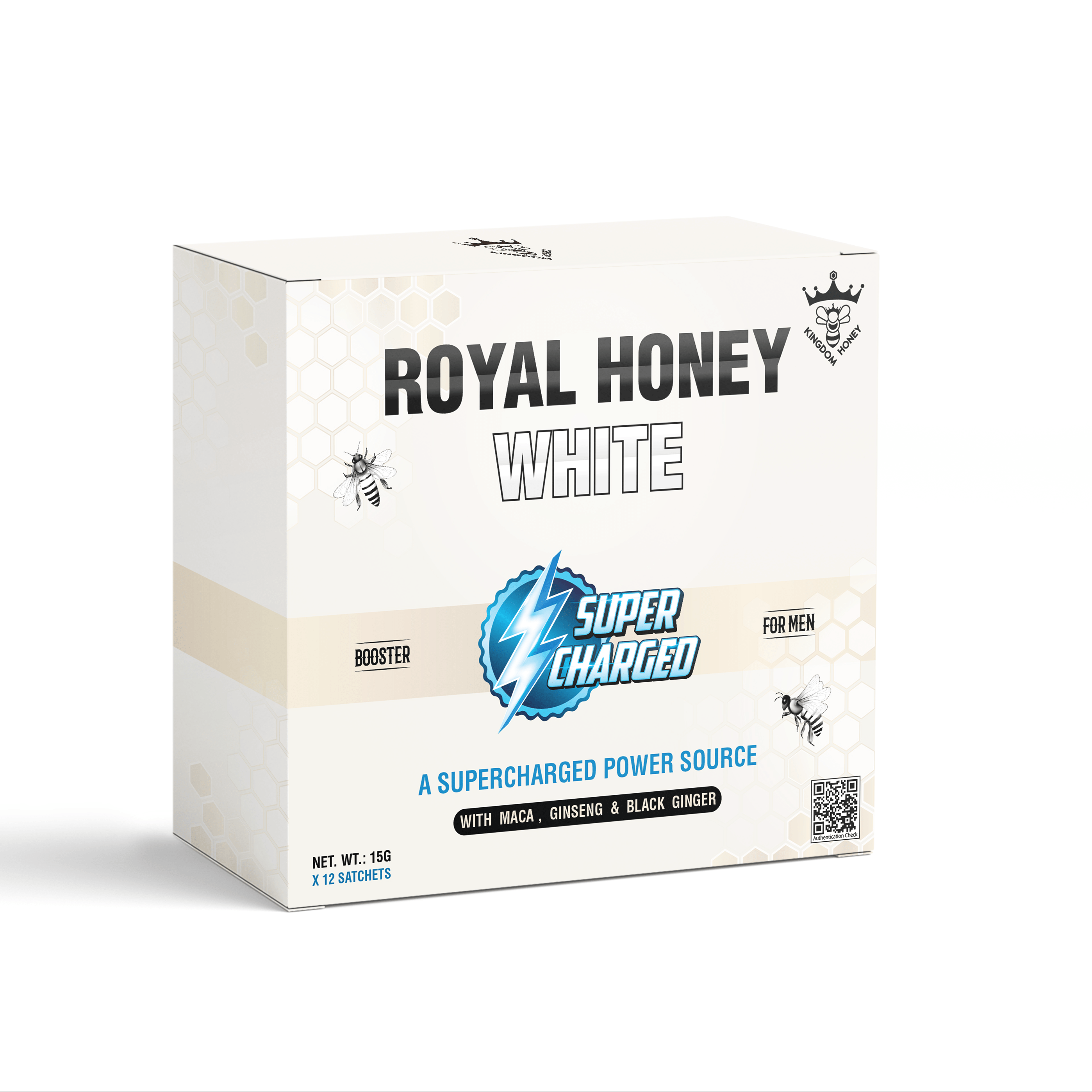 Buy Royal Honey White SuperCharged (12 Sachets 15G) Online Royal