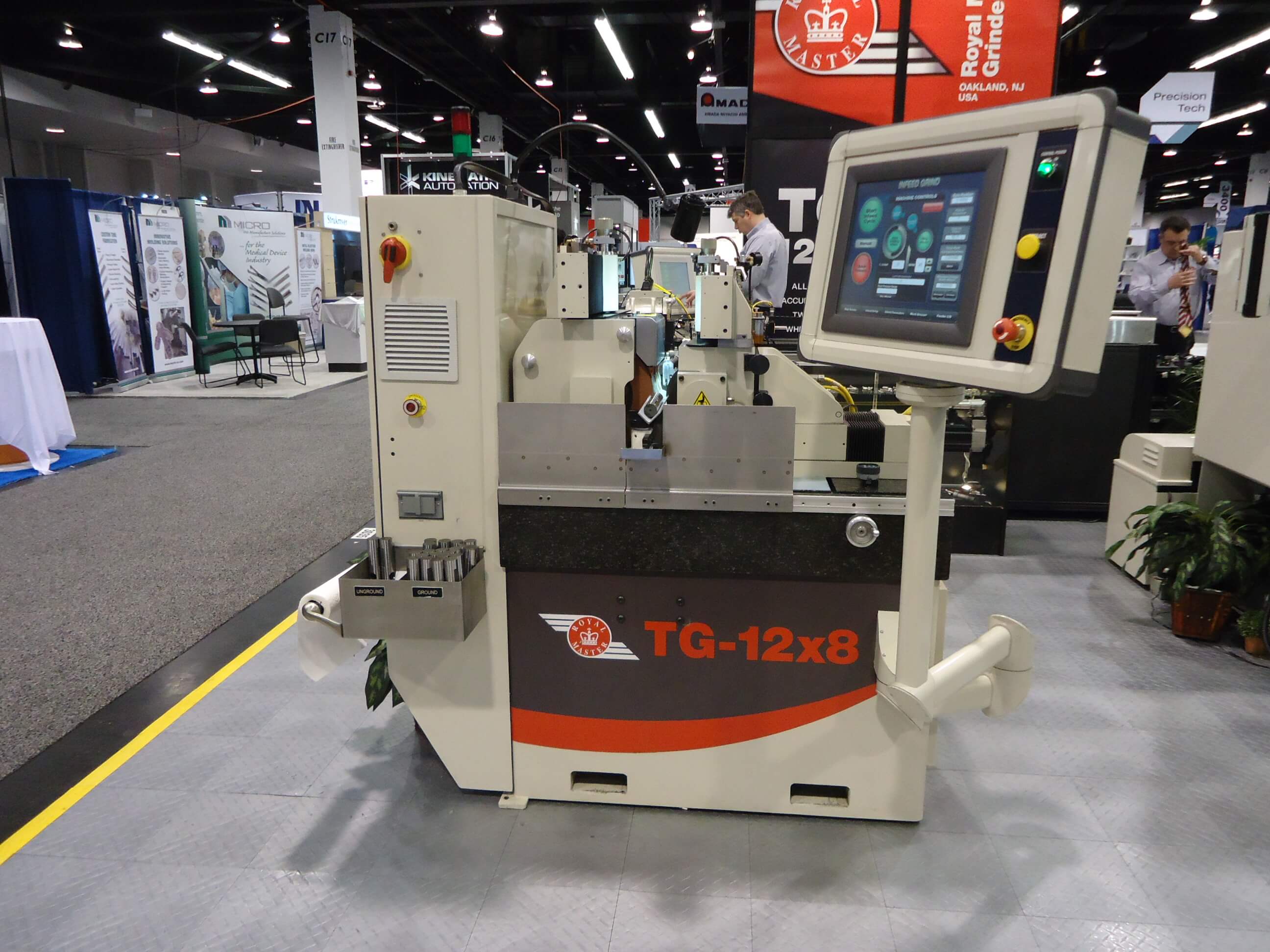 TG12x8 HiAccuracy Centerless Grinding System Royal Master Grinders