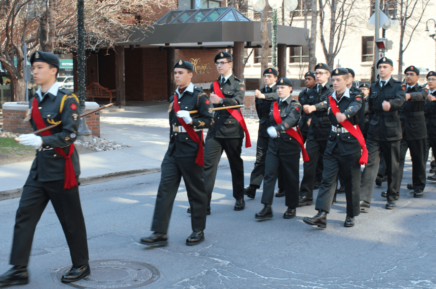 RMR MARCHES THROUGH WESTMOUNT IN ANNUAL CHURCH PARADE Royal Montreal
