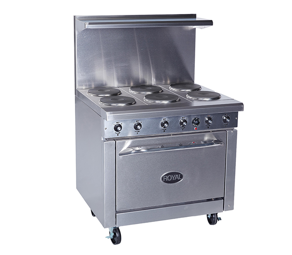 36" Electric Range Series Royal Range of California