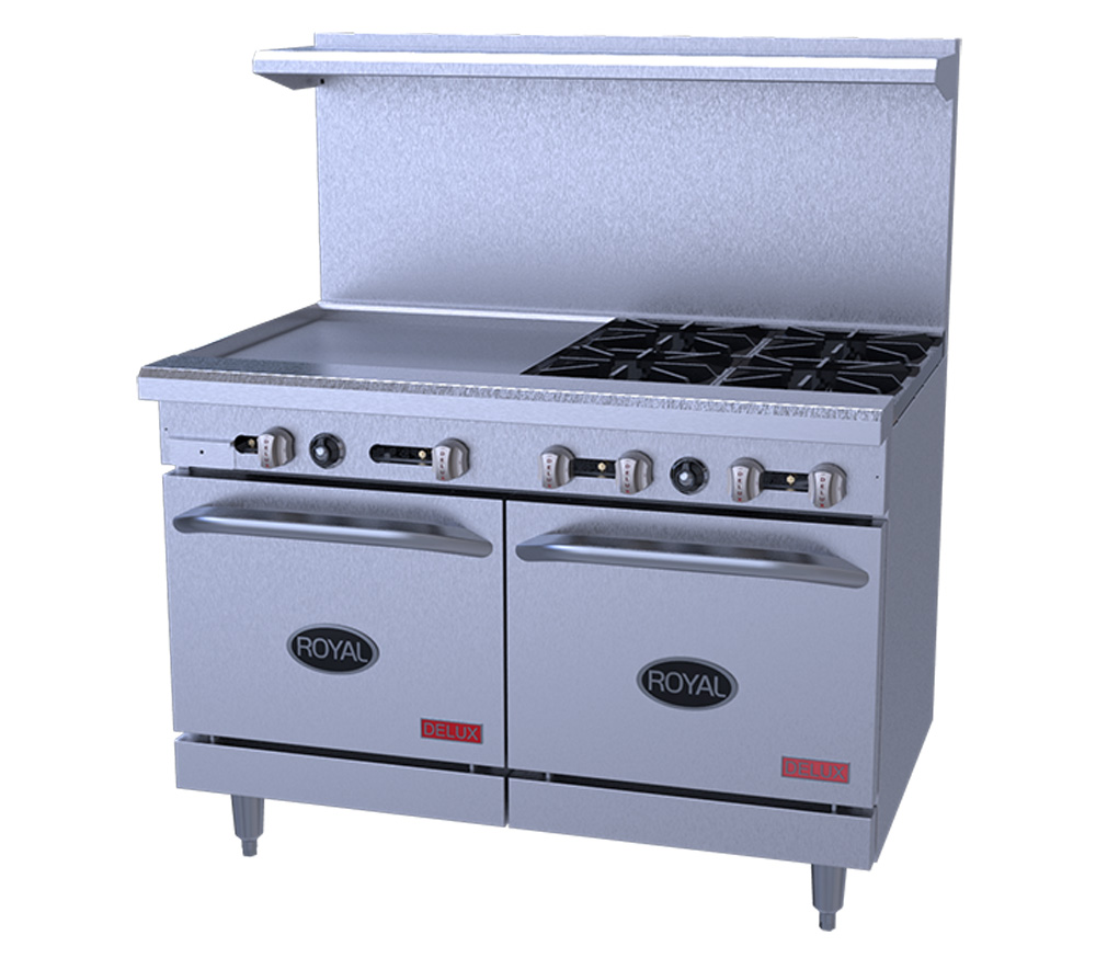 Restaurant Ranges Delux Series Royal Range of California