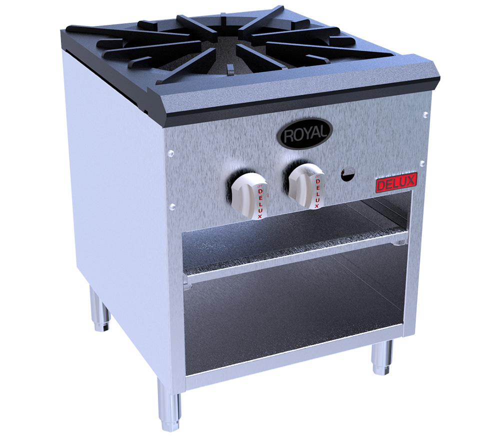 Delux Stock Pot Range SPR and SSPR Series Royal Range of California