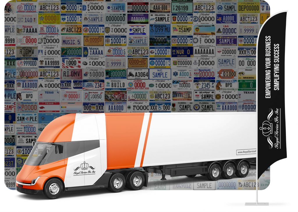 Apportioned plates Royal Service Pro Inc