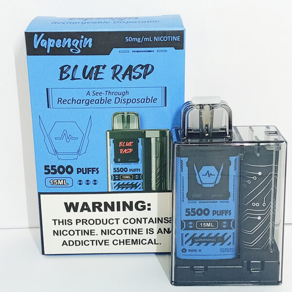 Vapengin Blue Raspberry Rechargeable Disposable Vape Royal Smokers