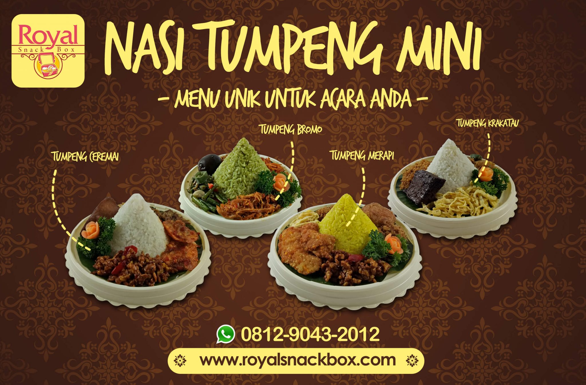 Kreasi Nasi Tumpeng Mini Untuk Banyak Acara Spesial Royal Snack Box