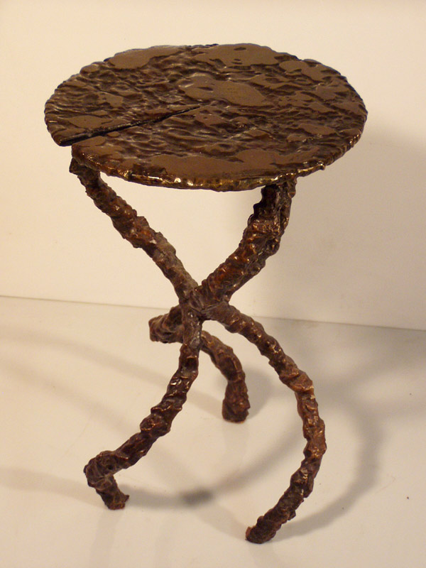 Textured Top Custom Table from Royalston Arts Foundry