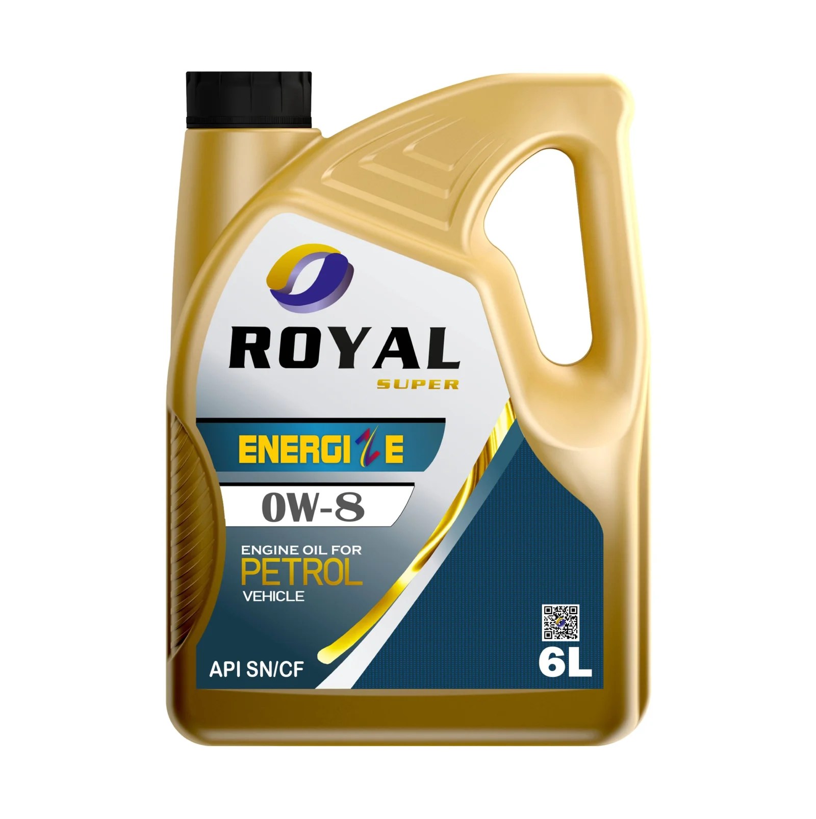 Royal Super Lubricants Engine Oil 0W-8 API SN/CF for Petrol Vehicle 6