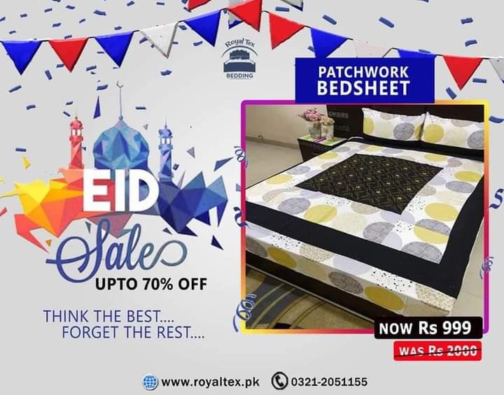 Patchwork Bedsheet Royaltex Bedding