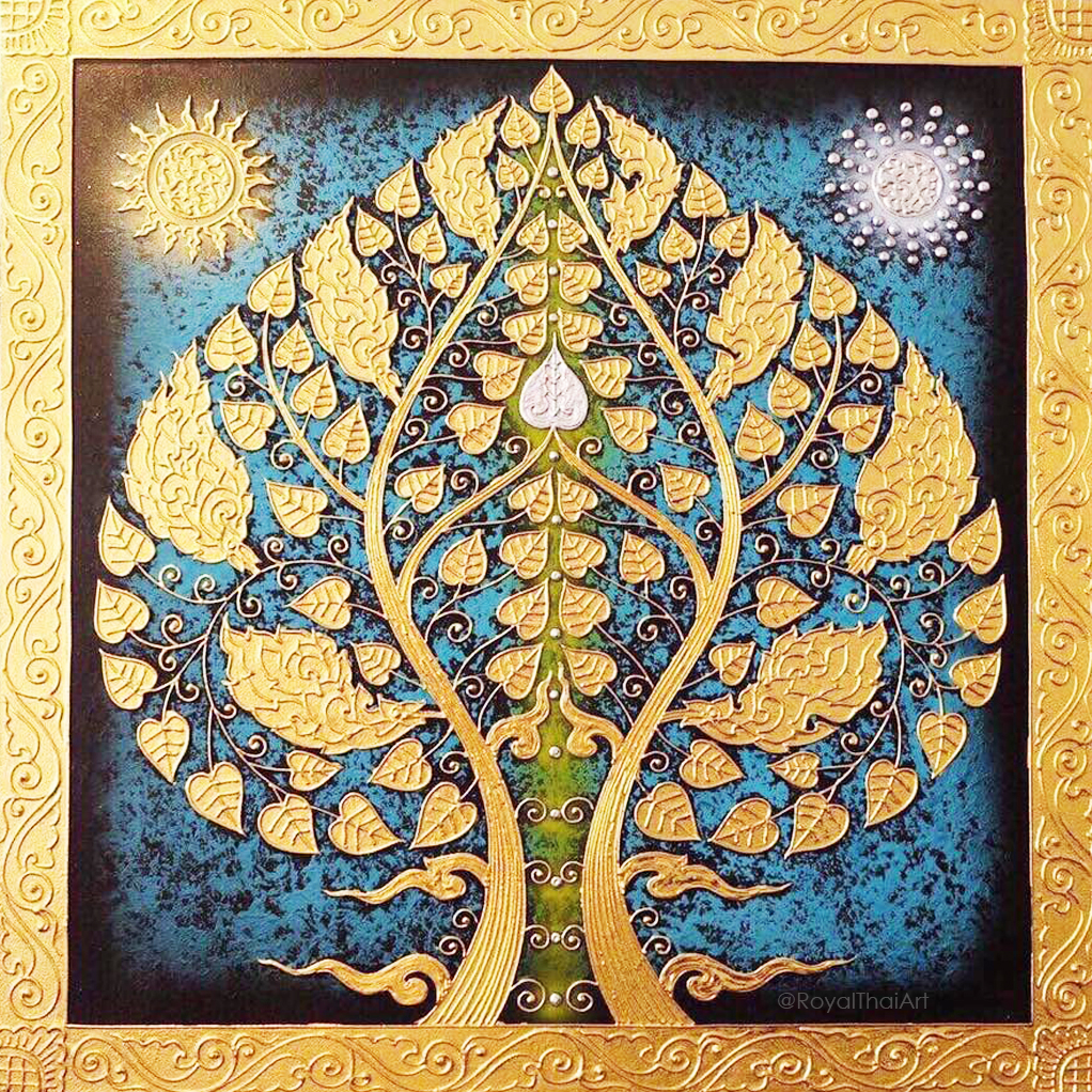 Best Asian Artwork Buddha Bodhi Tree Paintings Online