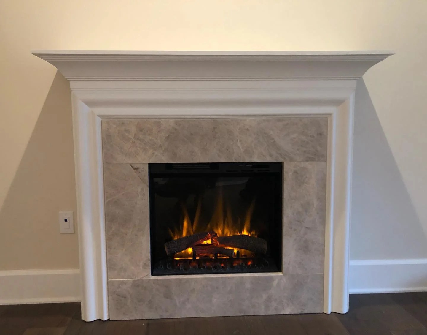 Builtin Electric Fireplace Installation near Peachtree City Royal