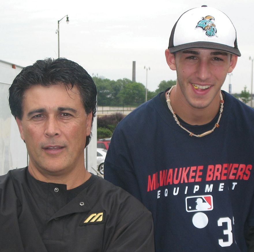 Father Son Teammates Fischer Roy Hobbs Baseball