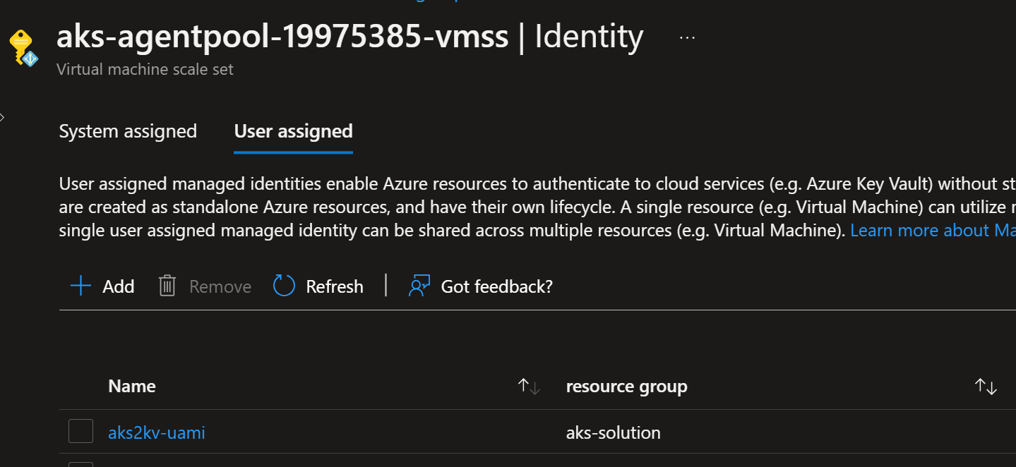 How To Mount Azure Key Vault Secret to Pods in Azure Service