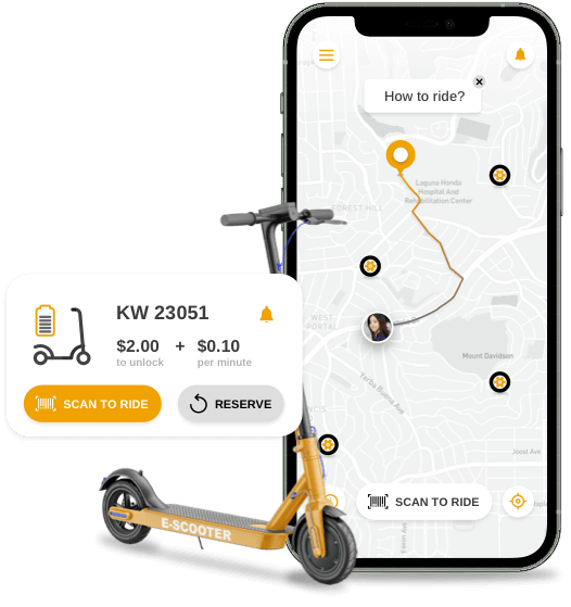 Escooter Rental Marketplace Escooter Rental App Development