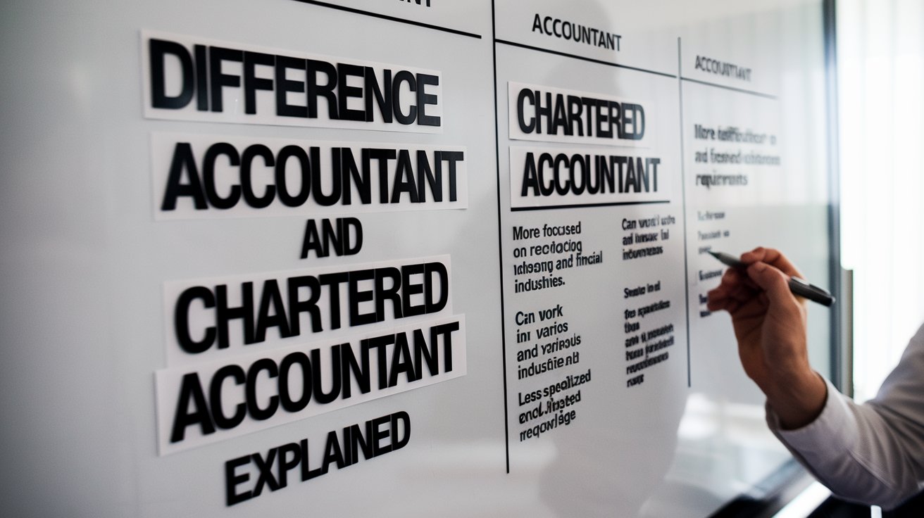 Difference Between Accountant and Chartered Accountant Explained