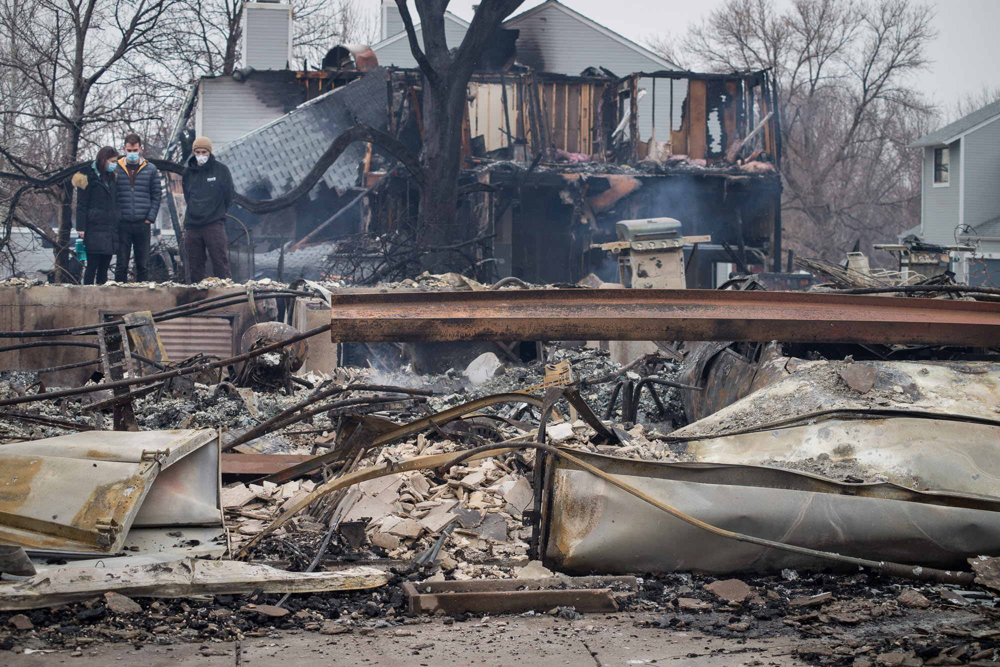 Wildflower Townhomes in Louisville Colorado after the Marshall Fire