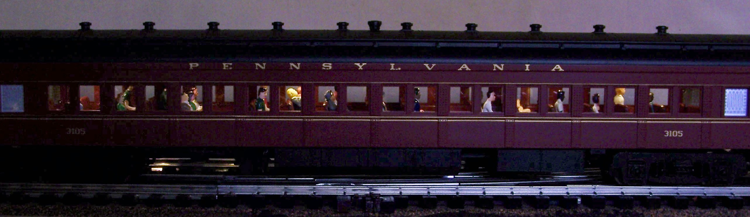 O Gauge Passenger Car LED lighting