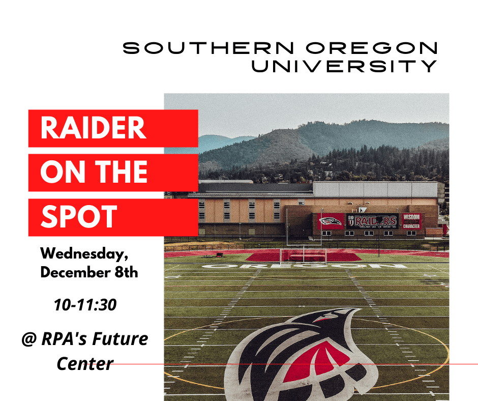 RPA and Southern Oregon University to host “Raider on the Spot