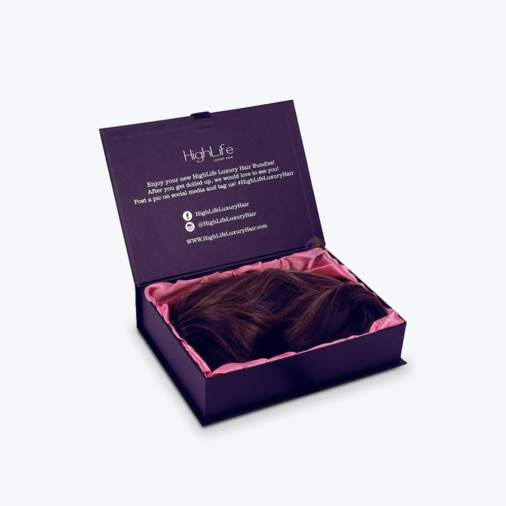 Custom Hair Boxes with Insert Refine Packaging