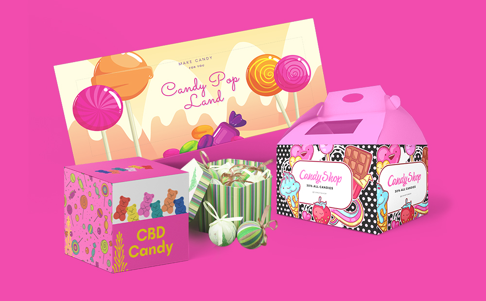 Custom Candy & Sweets Packaging Boxes