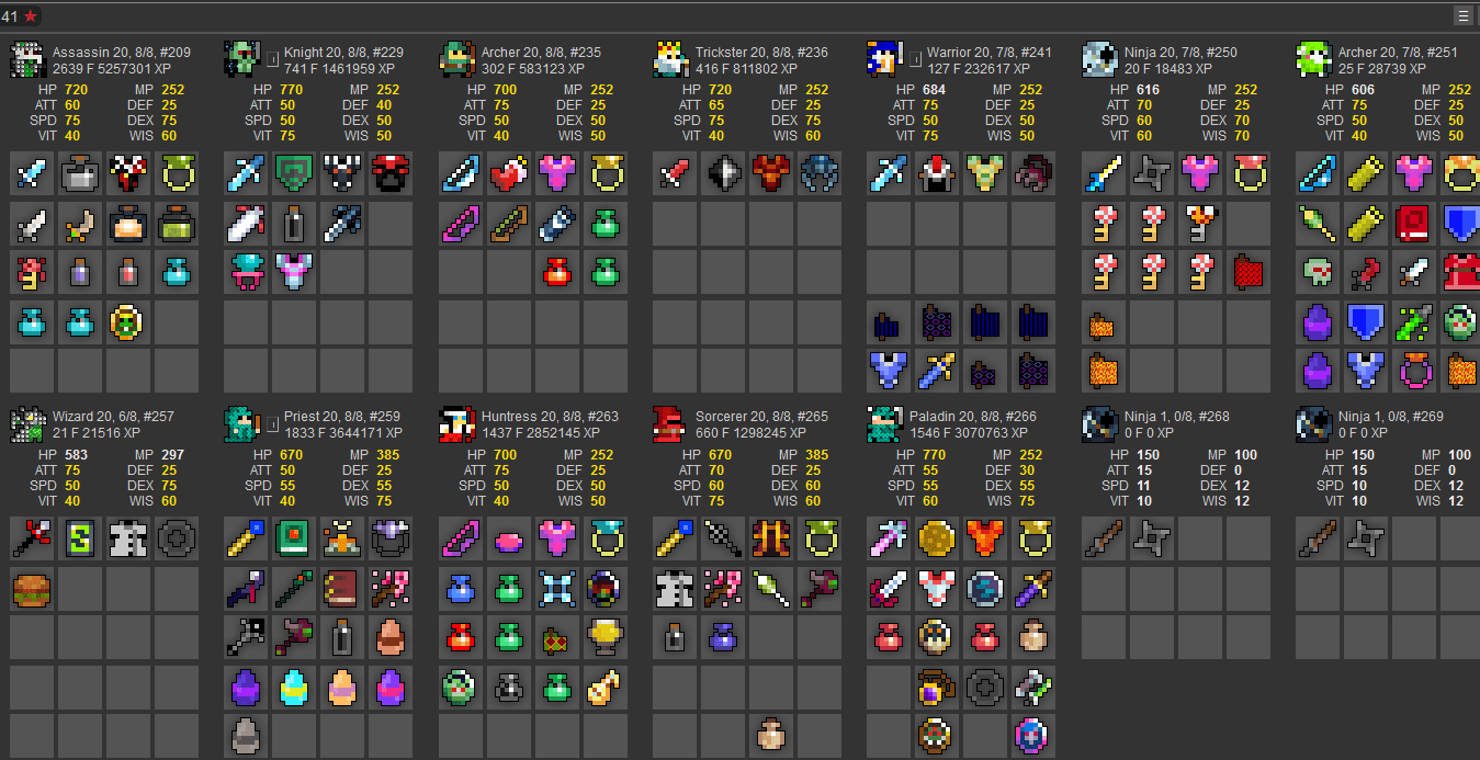 Buy Rotmg Account Divine Pet Heal 93, Magic Heal 87, Electric 75 + 7