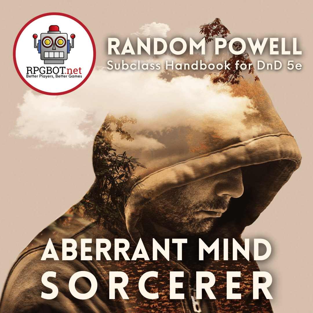 Aberrant Mind Sorcerer Handbook DnD 5e Subclass Guide RPGBOT