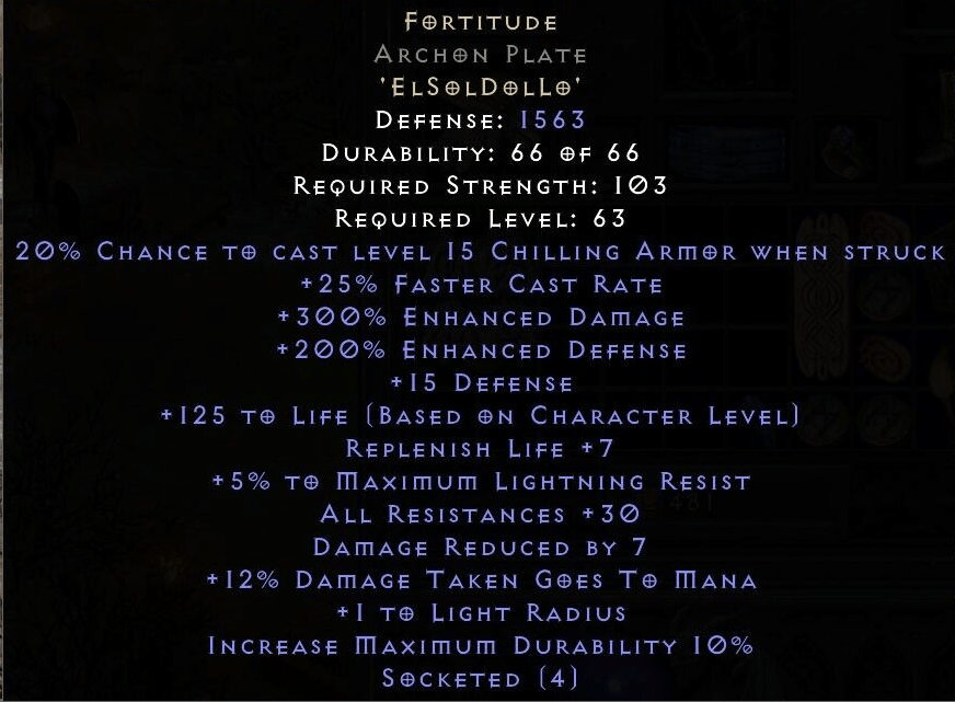 Javazon Lightning Fury Amazon Build Guide D2R 2.7