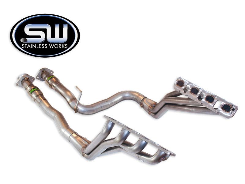 20062010 Jeep SRT8 Stainless Works Headers with 1.875" DShaped