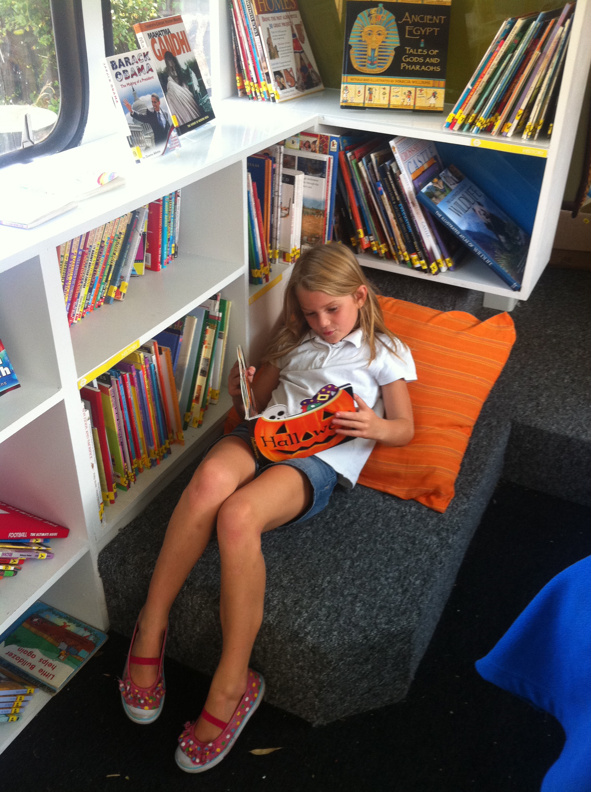 Our visit to the Rosendale Library Bus 2cd Blog