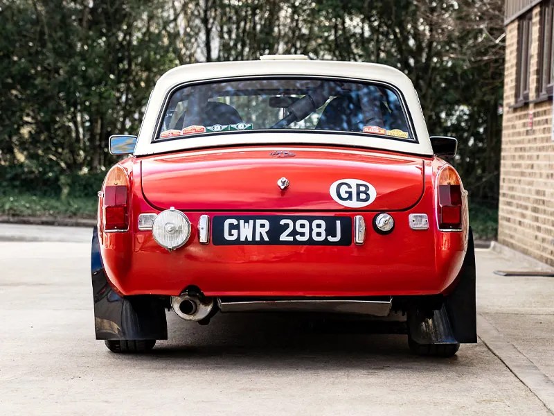 MGBGTRear RPS Rally Preparation Services