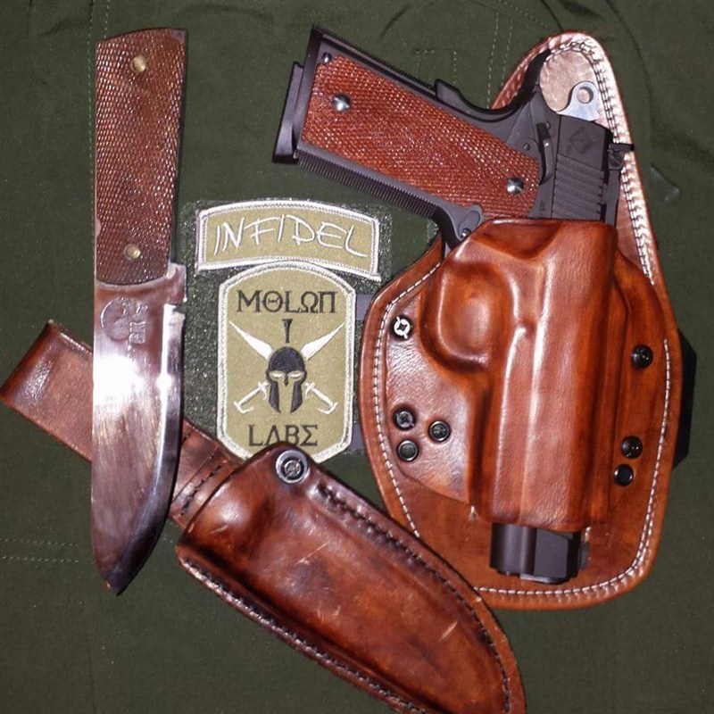 Adaptive Velcro Holster leather wrapped RPS Tactical Tactical