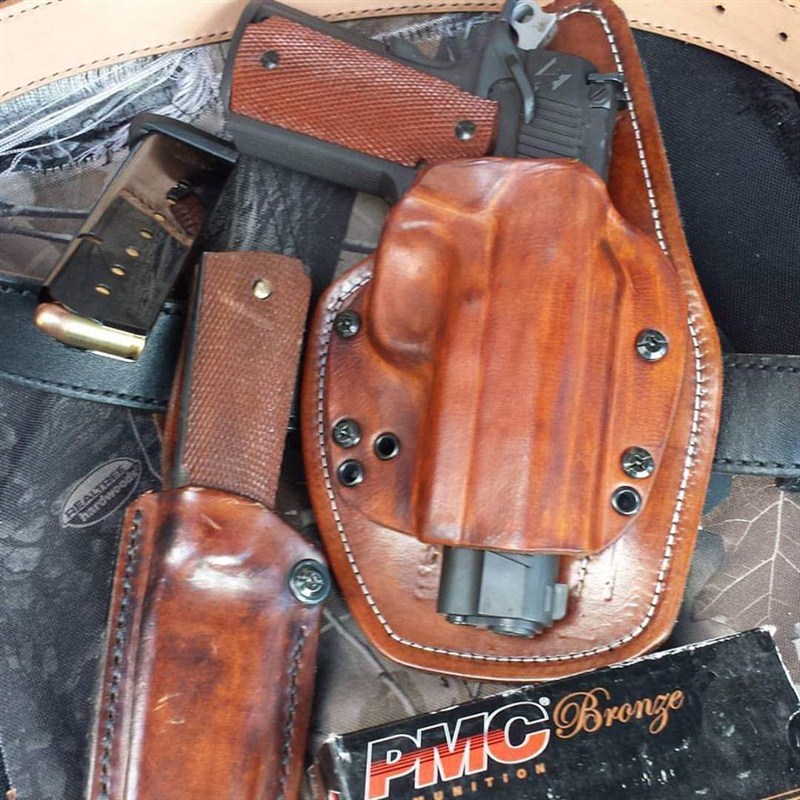 Adaptive Velcro Holster leather wrapped RPS Tactical Tactical