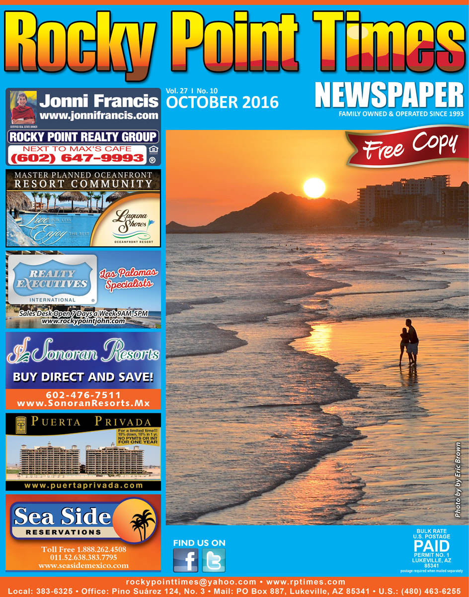 Editorial October 2016 Rocky Point Times Newspaper