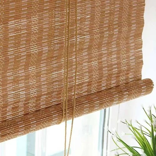 Skylight bamboo curtains