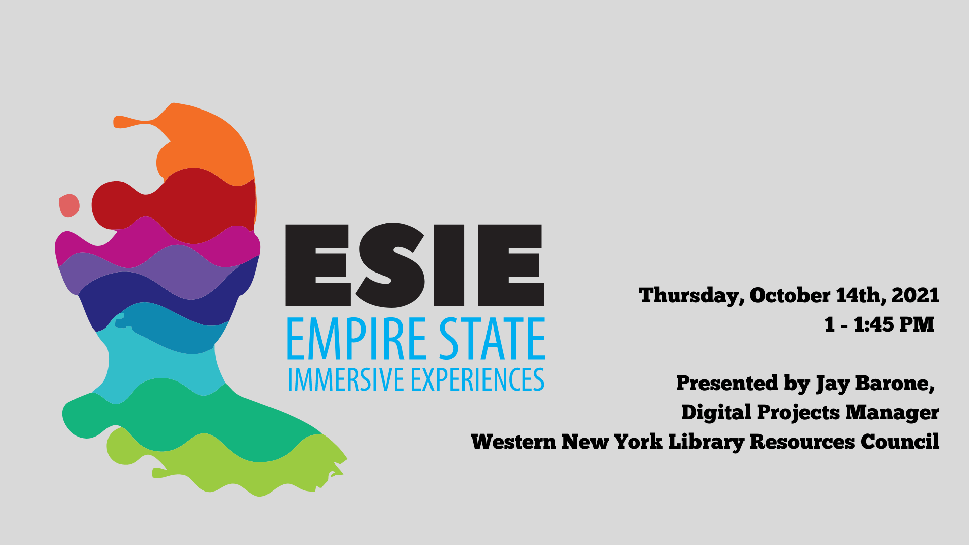 Introduction to ESIE Empire State Immersive Experiences